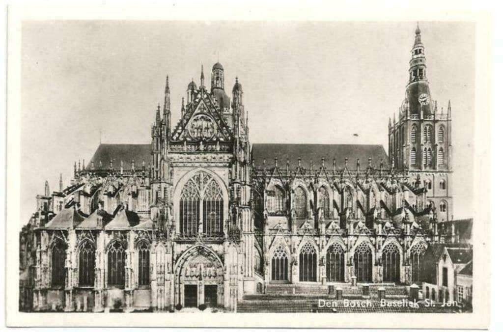 AK Den Bosch - Baseliek St. Jan., Verzamelen, Verzenden, 1940 tot 1960, Ongelopen, Noord-Brabant