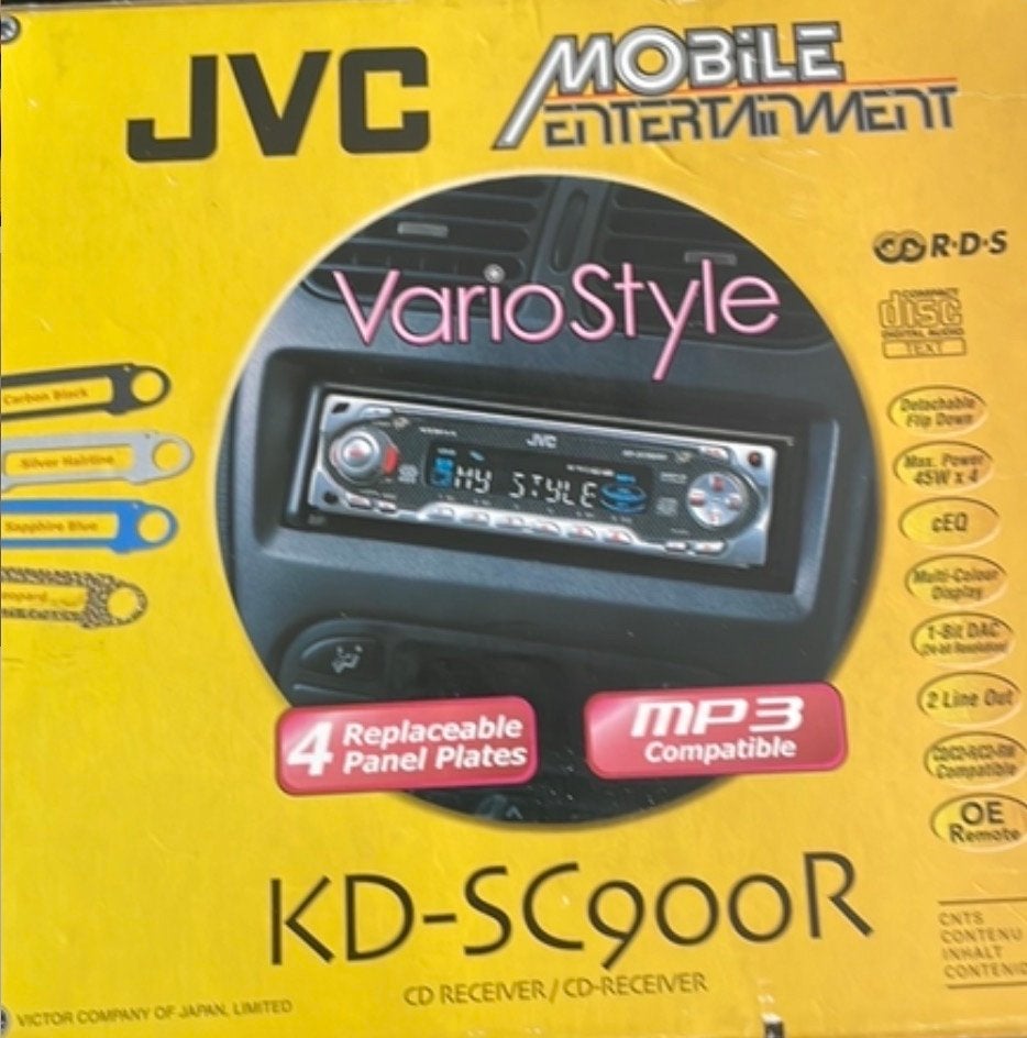 JVC KD-SC900R CD-ontvanger/CD-receiver met afstandsbediening, Ophalen of Verzenden, Gebruikt