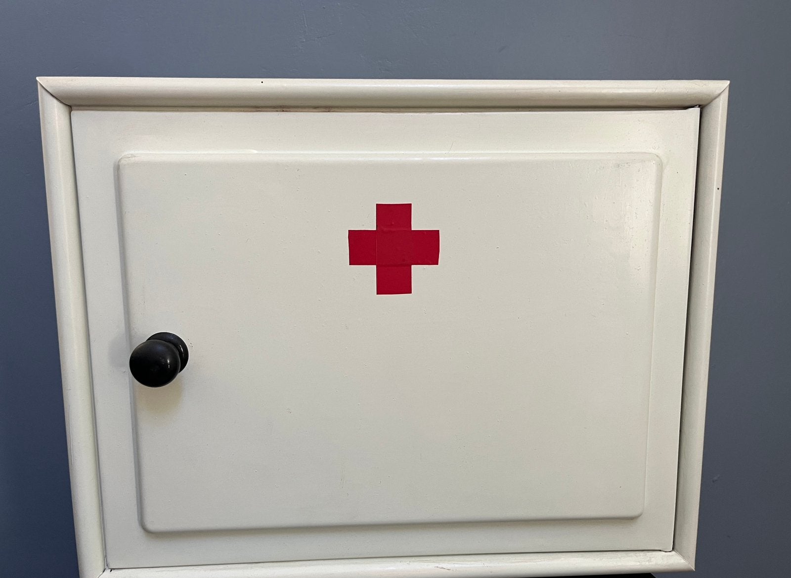 Vintage medicijnkastje medicijnenkastje badkamerkastje wit, Minder dan 50 cm, Gebruikt, Verzenden, Overige typen