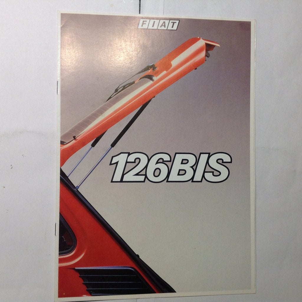 Fiat 126 Bis folder Italiaans 1988 10 blz, Ophalen of Verzenden, Nieuw, Overige merken