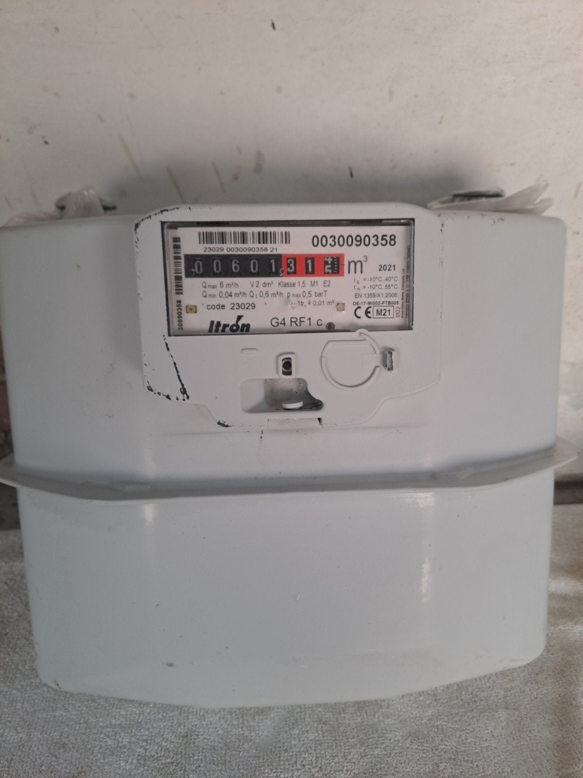 gasmeter g4 tussenmeter, Ophalen of Verzenden