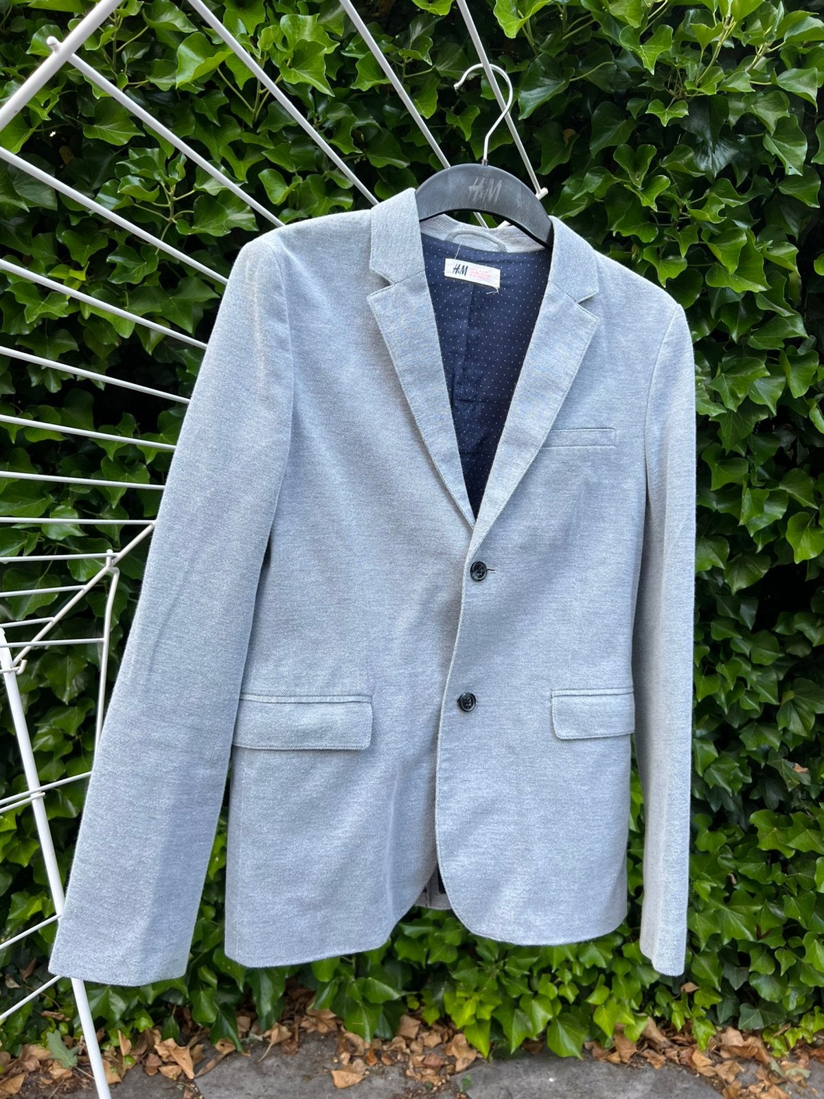 Nette colbert jasje blazer lichtblauw van H&M, Kinderen en Baby's, Ophalen of Verzenden, Zo goed als nieuw, Jongen, Jas