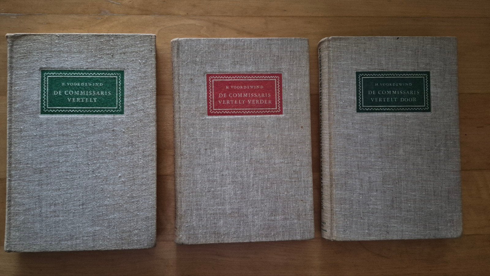 De Commissaris Vertelt - H. Voordewind - 3 delen, Ophalen of Verzenden, Zo goed als nieuw, Voordewind
