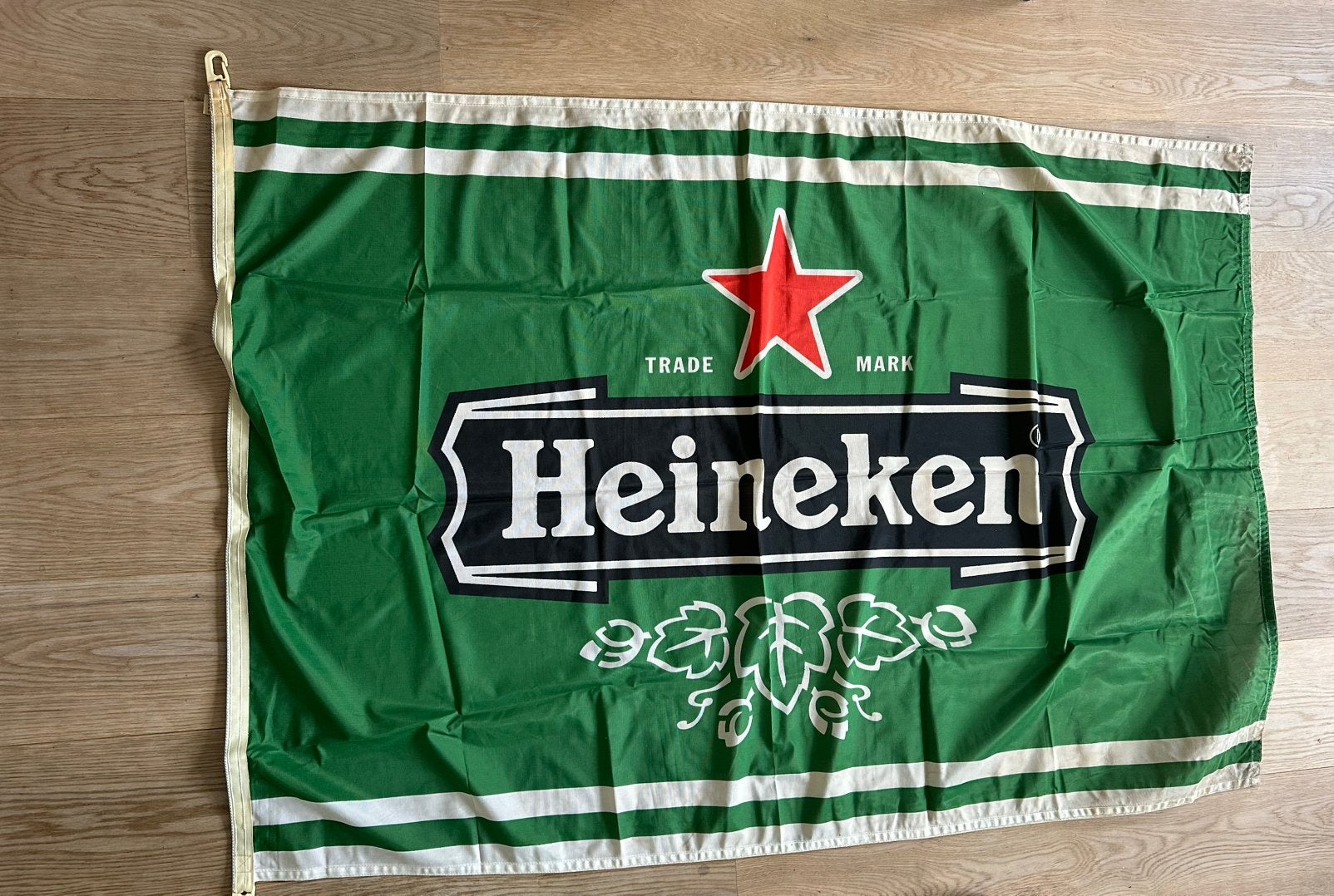 Heineken vlag, Ophalen of Verzenden, Gebruikt