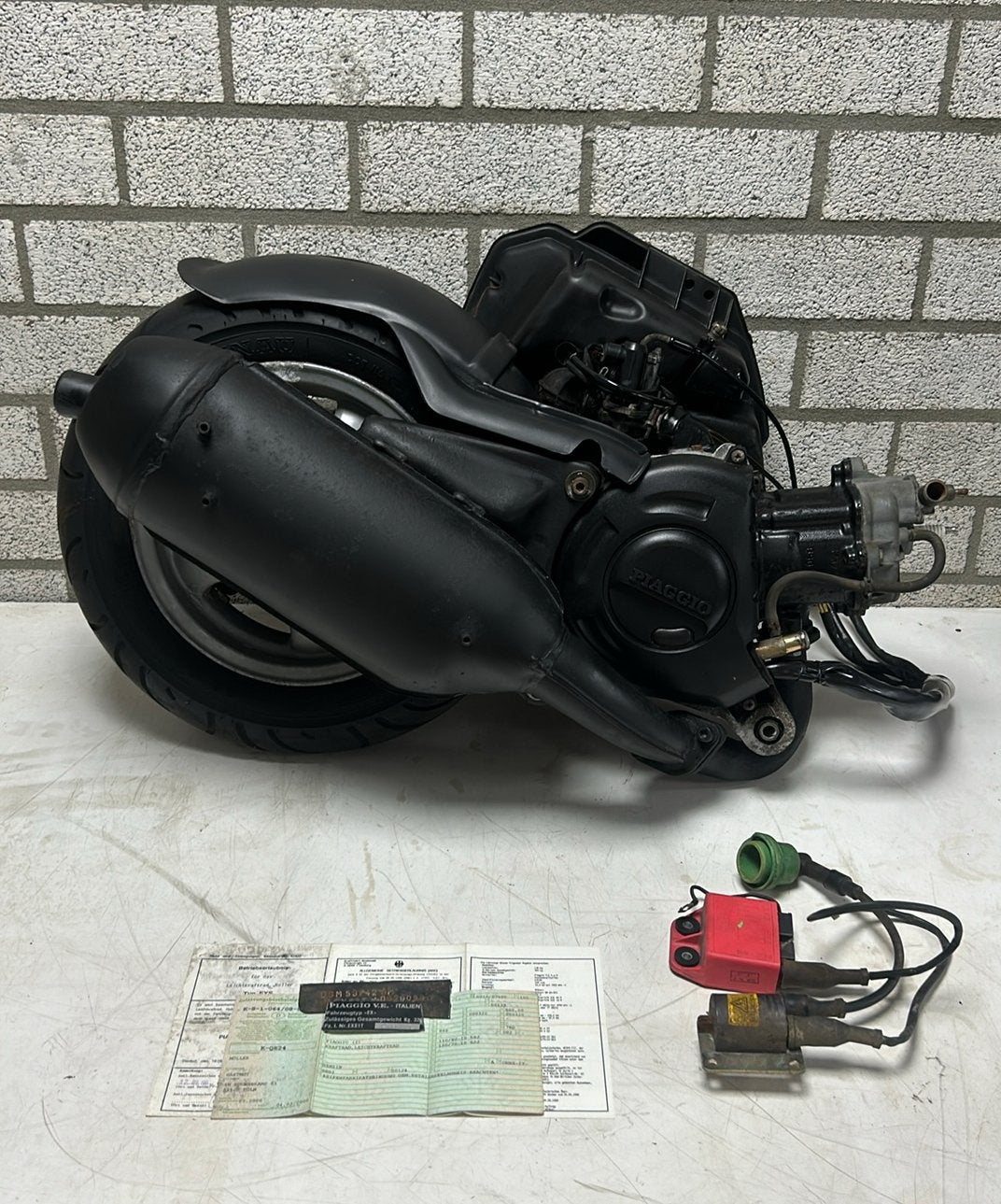 Piaggio hexagon 125cc blok met papieren PLUG & PLAY 2takt 2t, Ophalen, Zo goed als nieuw, Overige typen