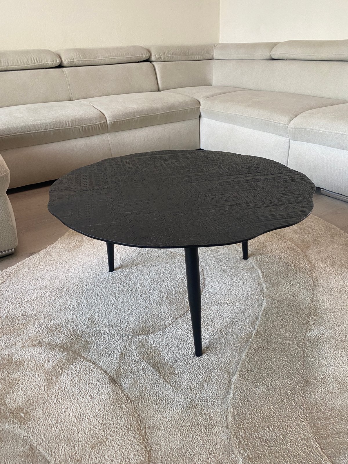 Foto 7 van Coco Maison Vica Salontafel Ø70cm Zwart - Nieuw in doos