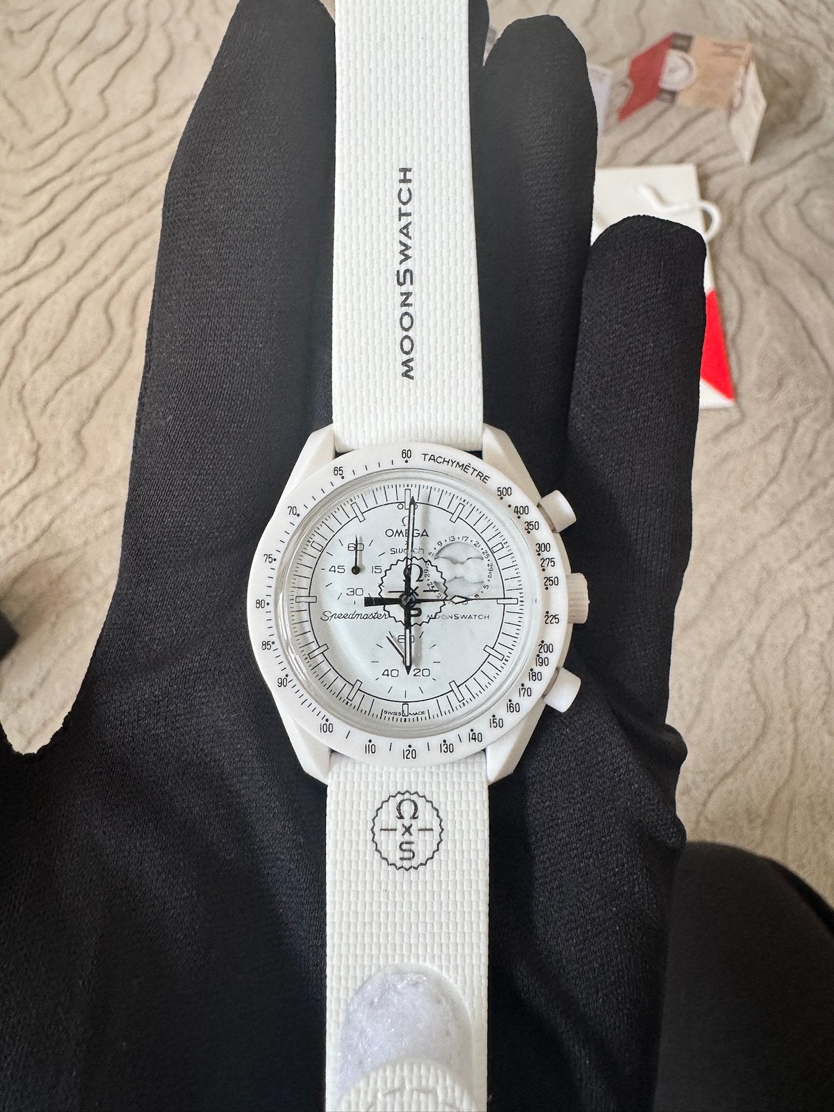 Omega swatch, Ophalen of Verzenden, Zo goed als nieuw