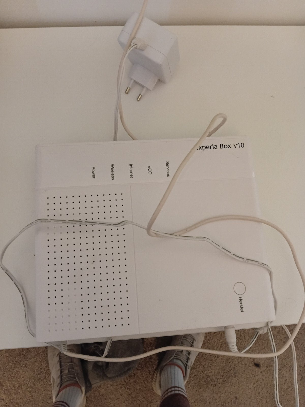 ZTE Experia Box v10 Router met modem (KPN), Computers en Software, Routers en Modems, Gebruikt, Router met modem, Ophalen