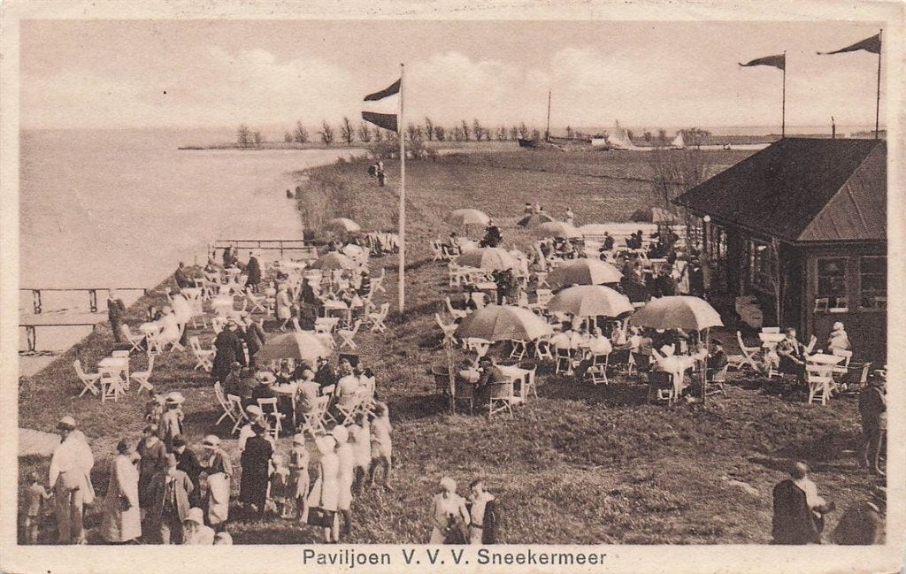703-407-017 Paviljoen VVV Sneekermeer, Verzenden, Voor 1920, Friesland