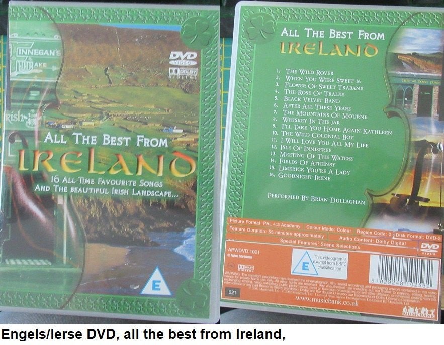 IERLAND DVD the best of Ireland, muziek en landschap., Alle leeftijden, Ophalen of Verzenden, Zo goed als nieuw