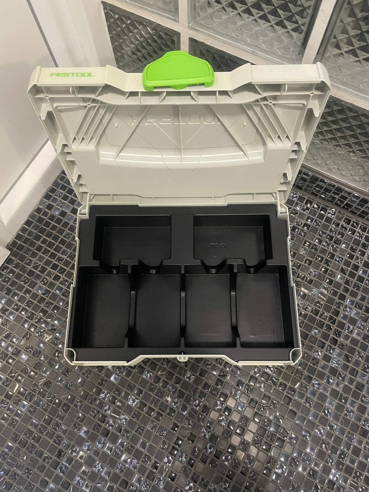 Festool schuurpapieren systainer voor vlak schuurmachine., Ophalen of Verzenden, Zo goed als nieuw