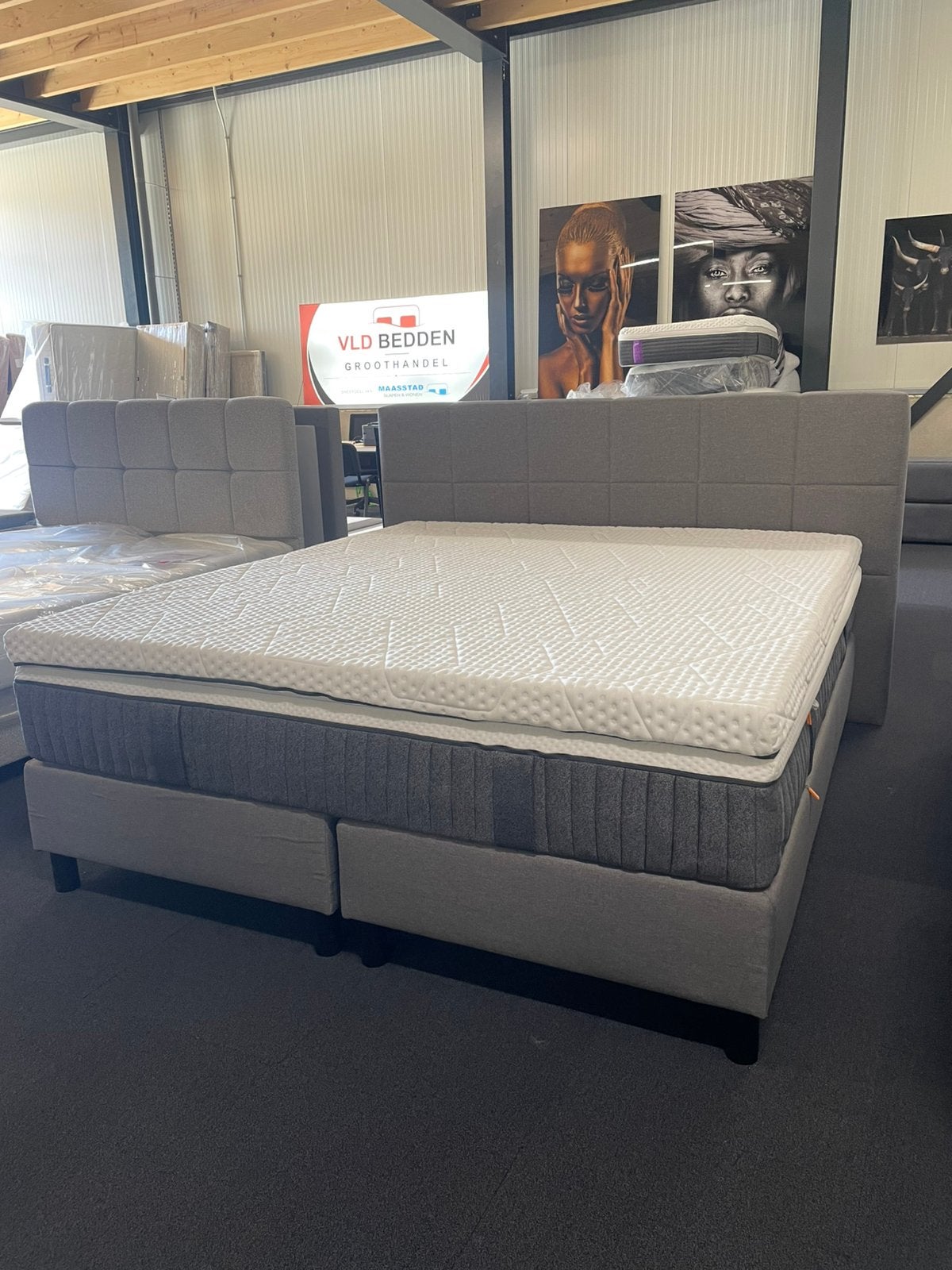 SALE! Emma Original Boxspring compleet incl matras en topper, Tweepersoons, Ophalen of Verzenden, Zo goed als nieuw, 180 cm