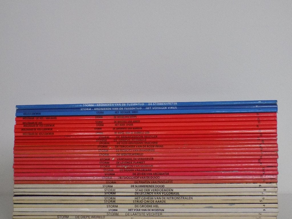 Storm ~ Complete serie 0 t/m 27 +Tussentijd 1 t/m 3, Complete serie of reeks, Ophalen of Verzenden, Zo goed als nieuw, Don Lawrence