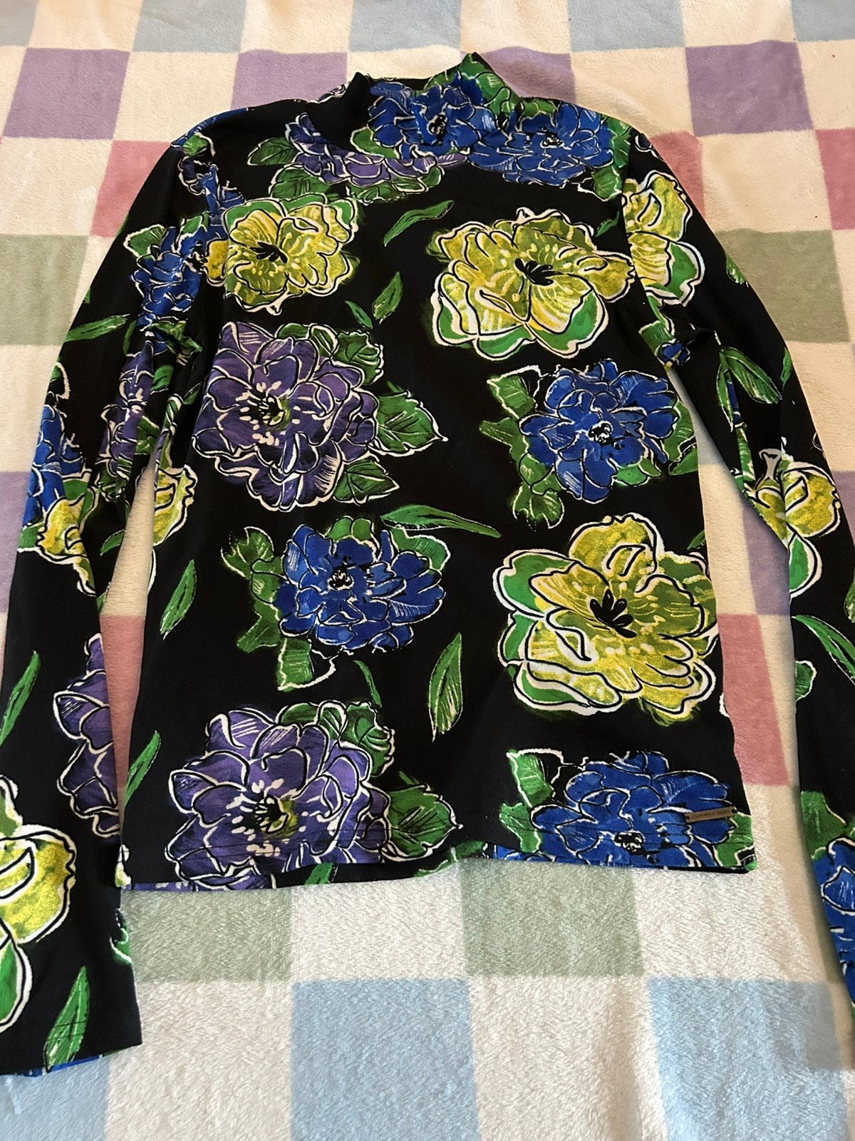 Colourful Rebel truitje geel/blauwe bloem, maat L, Meerkleurig, Maat 42/44 (L), Nieuw, Ophalen of Verzenden