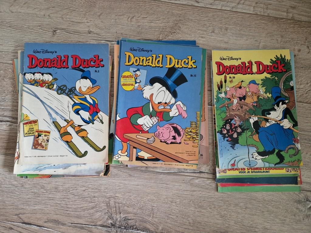 31 Donald Ducks uit 1982, Gelezen, Europa, Ophalen of Verzenden, Meerdere comics