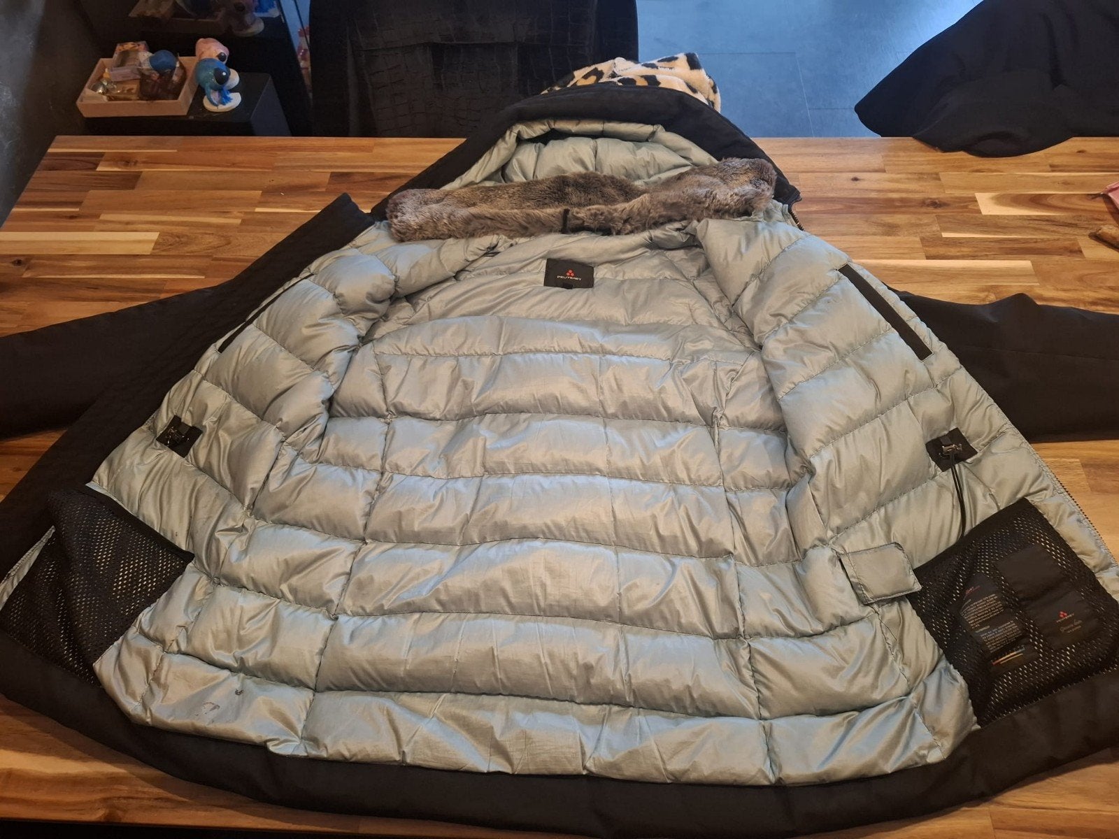 Peuterey Winterjas Heren Maat L met labels, Ophalen, Maat 52/54 (L), Zwart, Gedragen