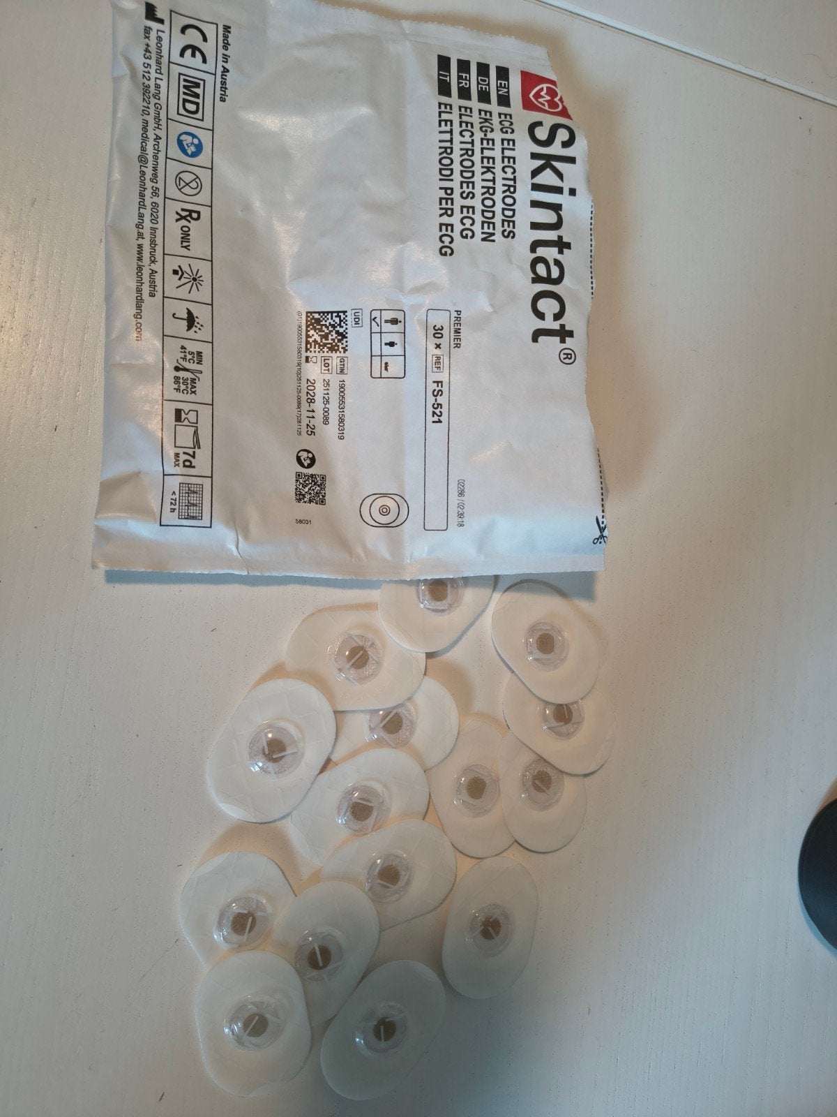 Skintact ECG Elektroden - 15 stuks, Ophalen of Verzenden, Nieuw, Overige typen