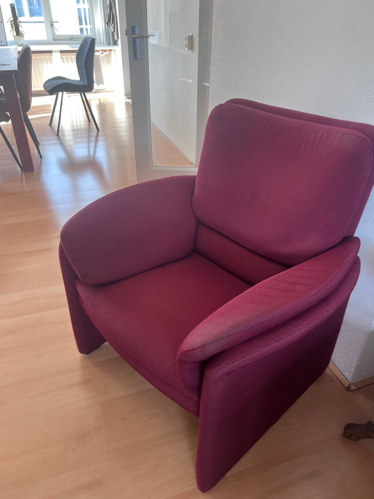 2 stoelen en 1 bank., Ophalen, Gebruikt, Minder dan 75 cm, 125 cm of meer