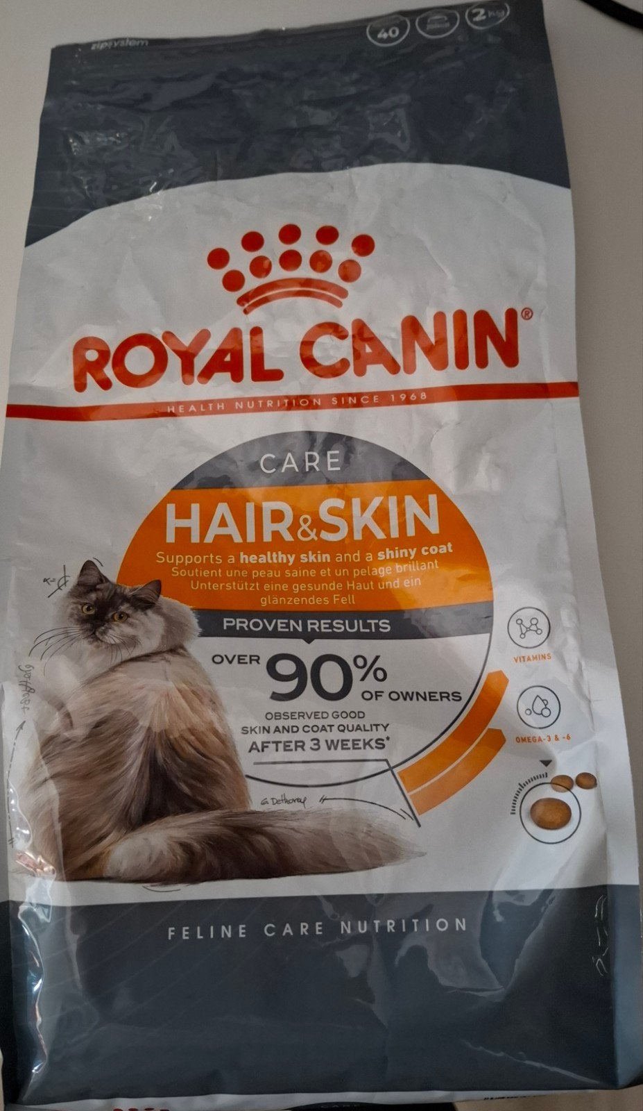 Royal canin hair&skin 1kilo., Ophalen of Verzenden, Kat