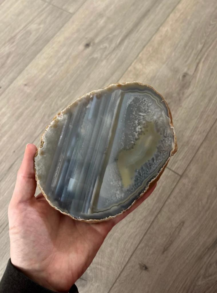 Agaat schijf, Ophalen of Verzenden, Mineraal