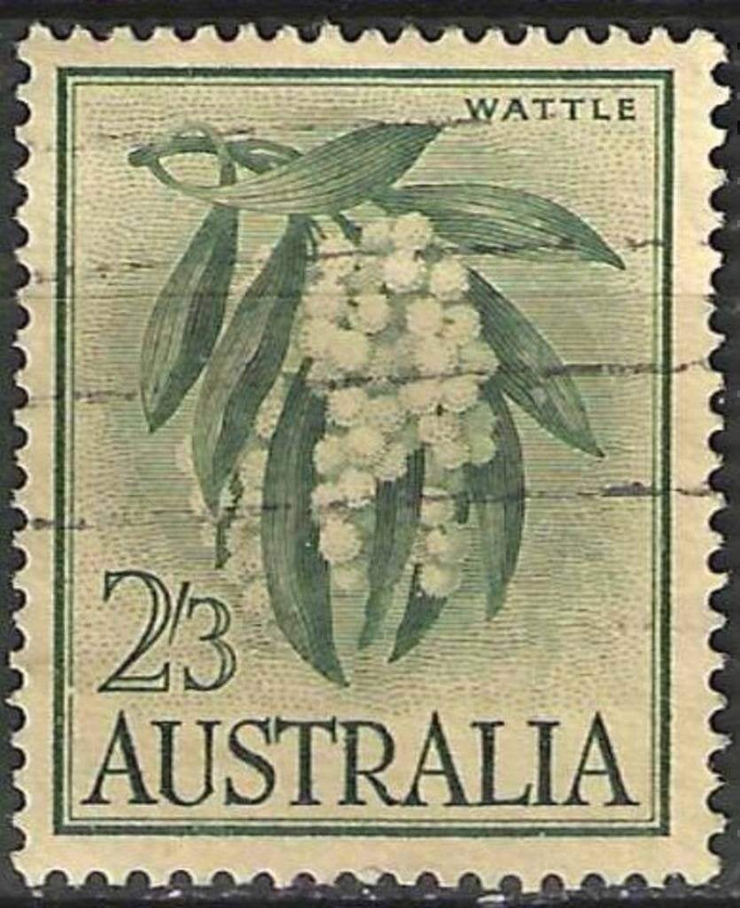 Australie 1959/1961 - Yvert 258 - Mimosa (ST), Verzenden, Gestempeld
