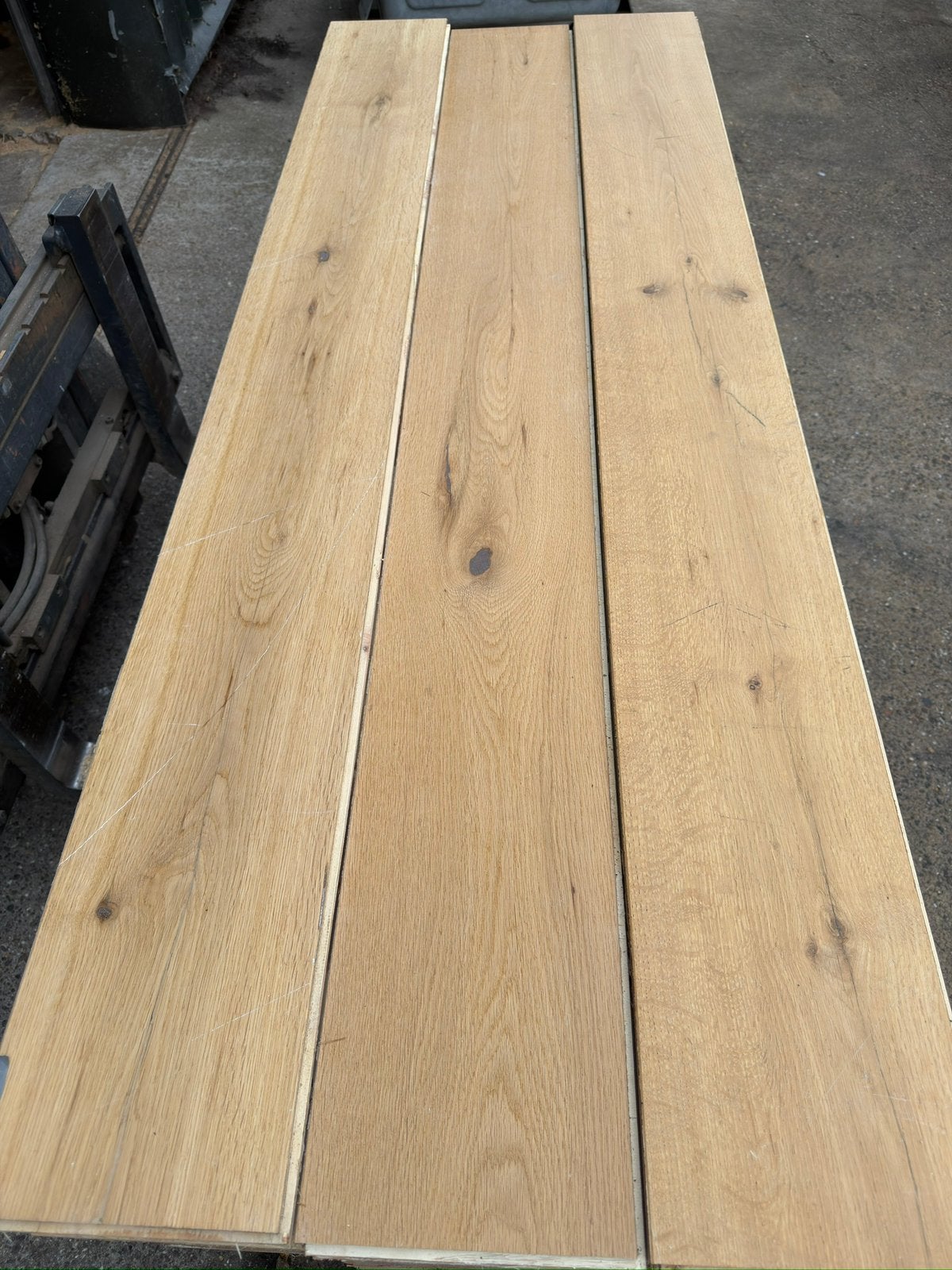 Eiken vloer 30 m2 multivloer 22 cm breed 1,9 cm dik top 4 mm, Ophalen, Gebruikt, Vloerdelen of -planken, 10 m² of meer