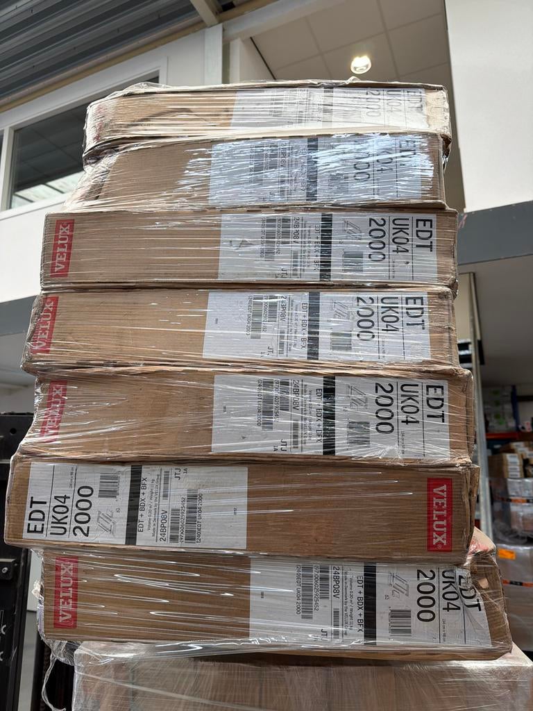 7 stuks Velux EDT UK04 2000 gootstukken voor platte dakpanne, Ophalen, Nieuw, Overige typen