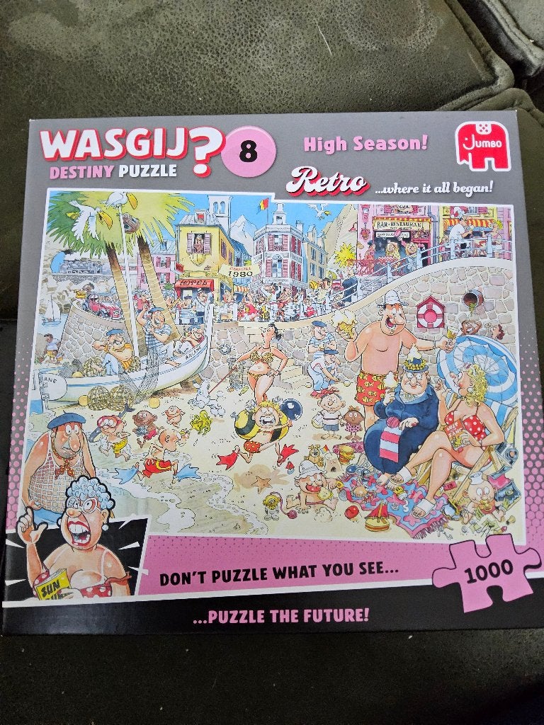 Was'gij puzzel, Ophalen of Verzenden, 500 t/m 1500 stukjes, Zo goed als nieuw, Legpuzzel