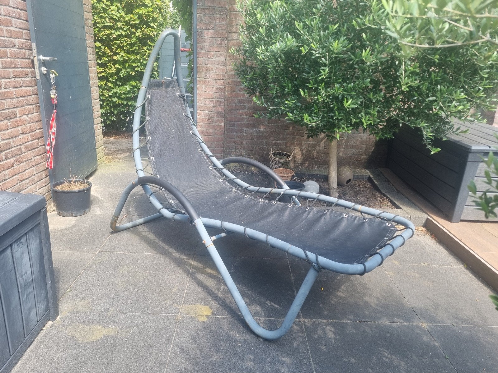 ligbed tuin, Ophalen, Gebruikt, Kunststof