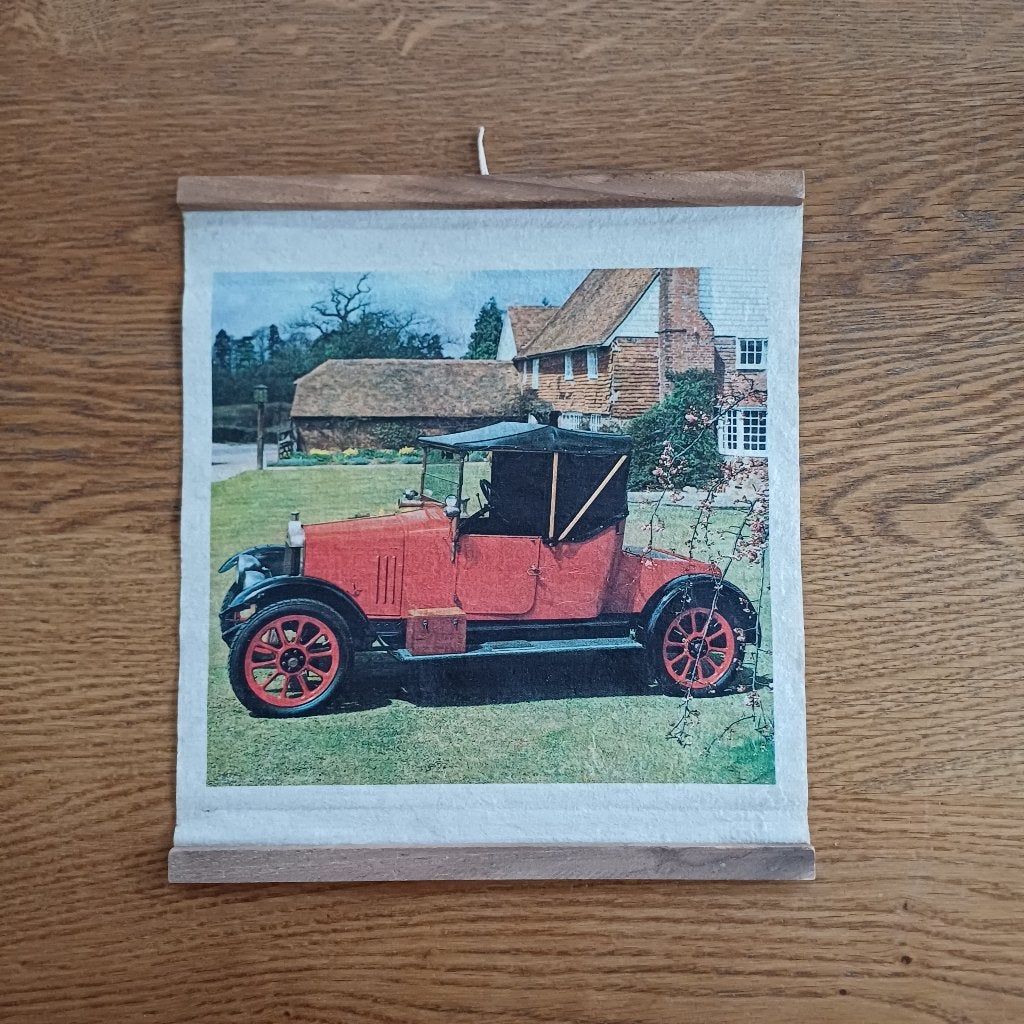 Oldtimer wanddecoratie Morris Cowley Bullnose, 21 cm, Gebruikt, Vintage, 23 cm