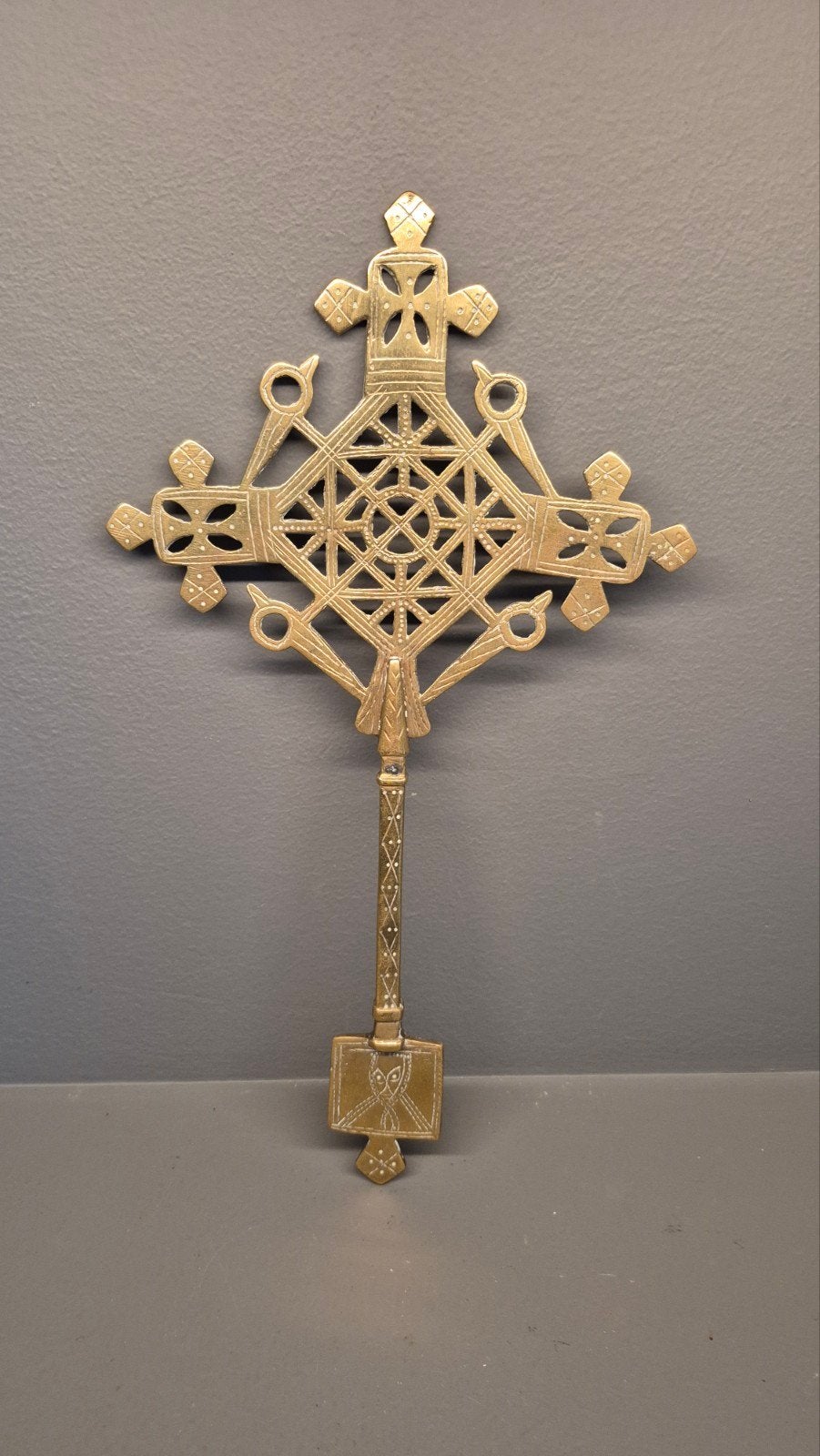 Koptisch Ethiopisch Kruis - 29.5 CM, Ophalen of Verzenden