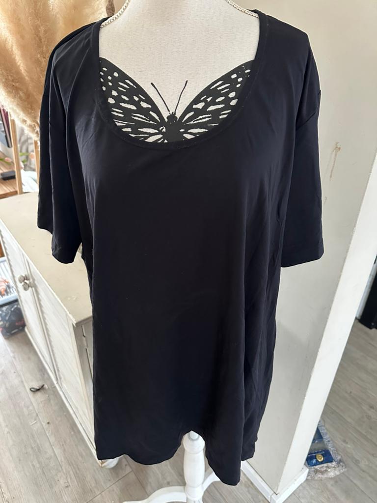 Samm shirt mt 5, Kleding | Dames, Grote Maten, Ophalen of Verzenden, Zo goed als nieuw, Zwart, Shirt of Top