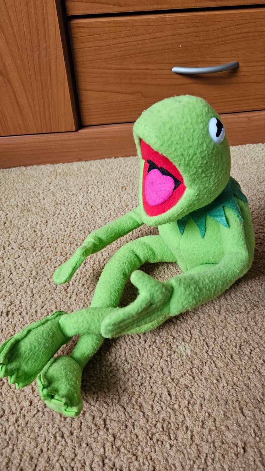 The Muppets knuffel Kermit de Kikker, Kinderen en Baby's, Speelgoed | Knuffels en Pluche, Ophalen of Verzenden, Zo goed als nieuw