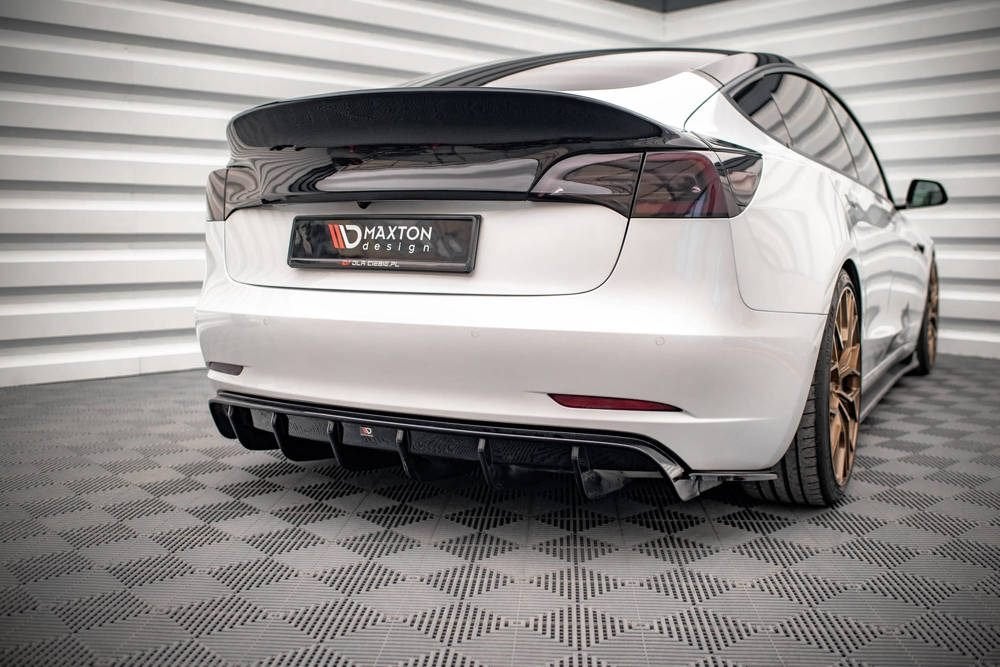 Voorlip sideskirt achterlip diffuser spoiler - Tesla Model 3, Ophalen of Verzenden