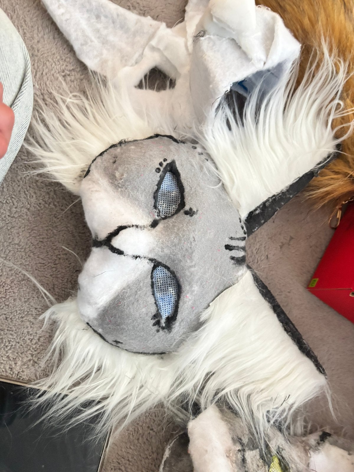 Therian mask kat, Ophalen of Verzenden, Zo goed als nieuw