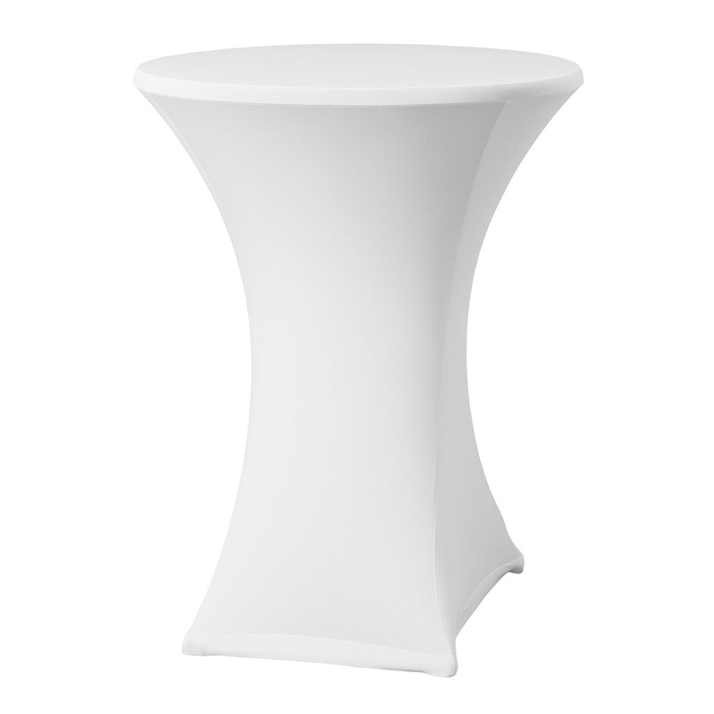 Stretch statafelhoes - 80-85 cm - wit, Ophalen of Verzenden, Nieuw, Rond, Wit