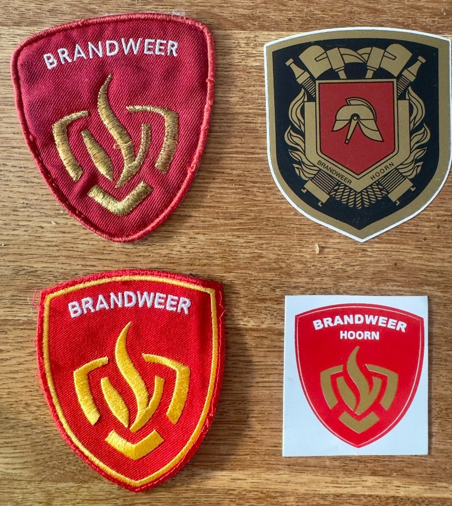 Te koop stickers en embleem van Brandweer, Ophalen of Verzenden, Nieuw