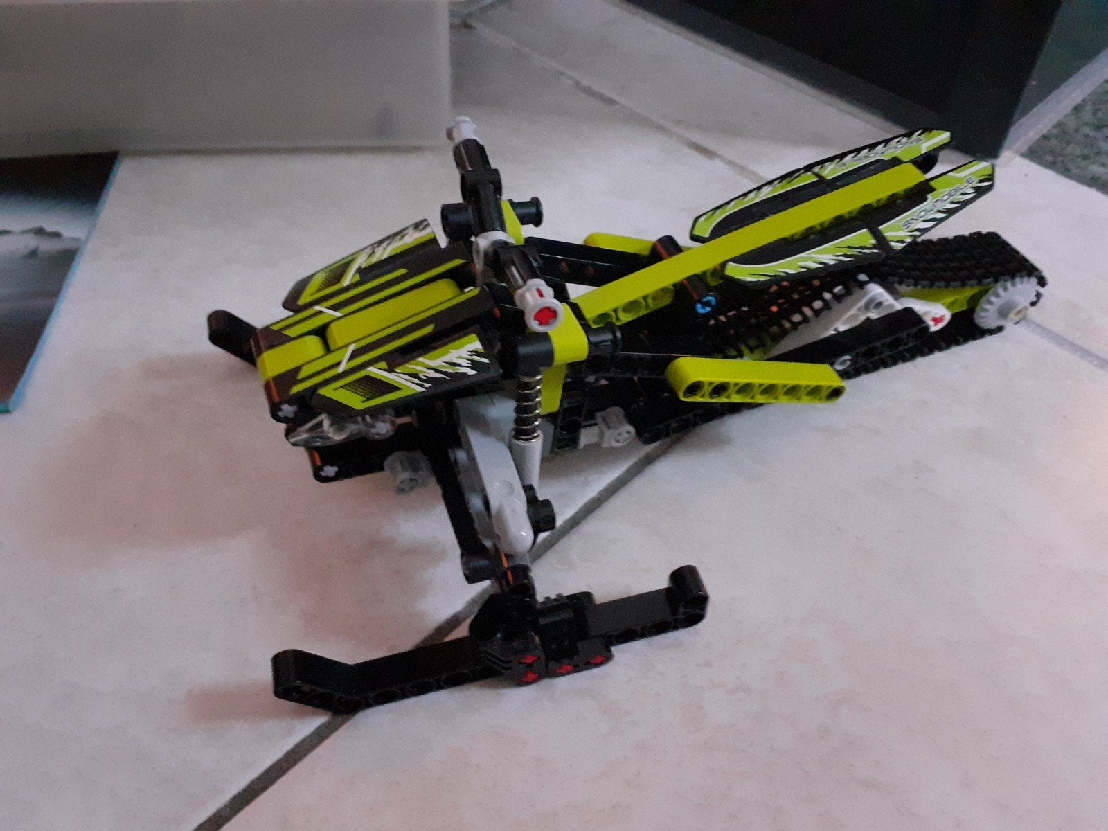 Lego Technic 42021 Sneeuwscooter met handleidingen, Ophalen of Verzenden, Gebruikt