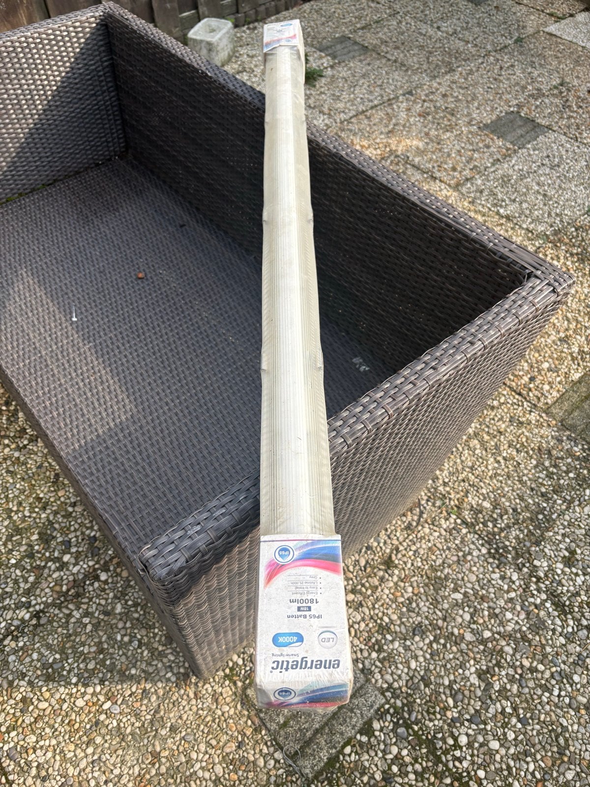 Energetic LED IP65 Batten 18W 4000K - Nieuw in verpakking, Waterbestendig, Ophalen of Verzenden, Nieuw, Grijs
