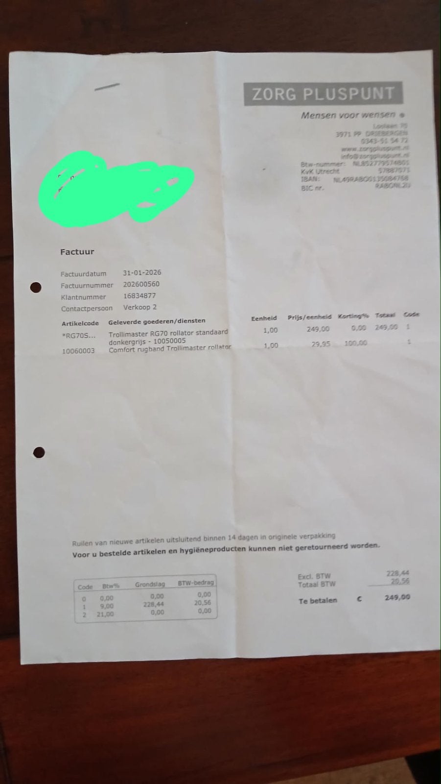 Rollator met weinig kilometers, Diversen, Rollators, Ophalen of Verzenden, Lichtgewicht, Zo goed als nieuw