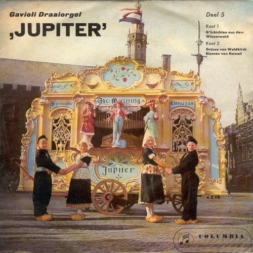 Ruil of koop Gavioli Draaiorgel Jupiter (Deel 5 1957), Gebruikt, 7 inch, Pop, Fotohoes