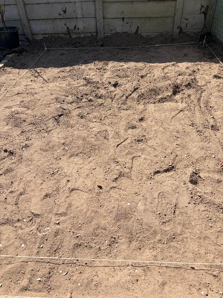 Zwart zand gratis af te halen!, Tuin en Terras, Ophalen, Gebruikt, Ophoogzand