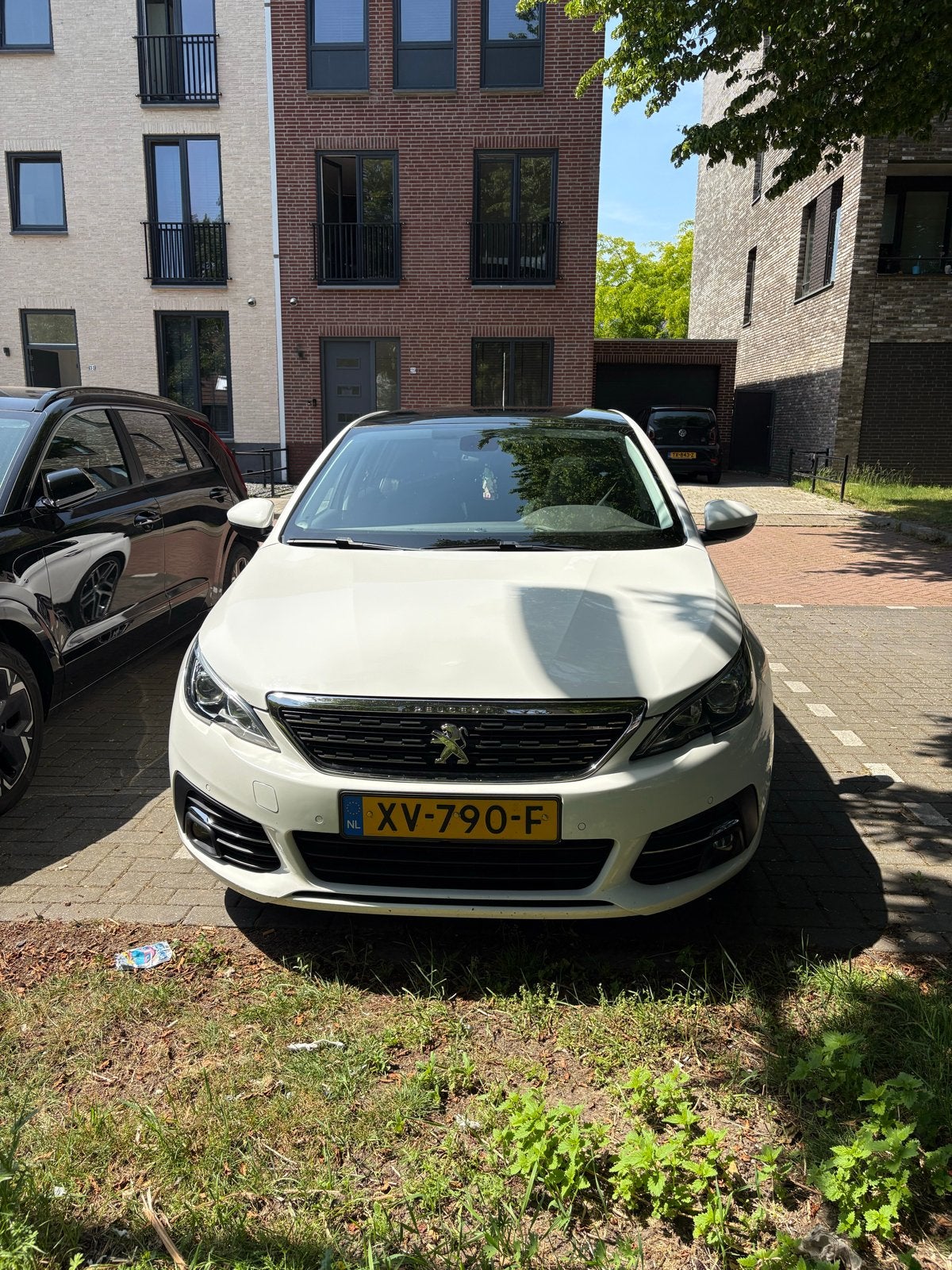 Peugeot 308 1.25- Benzine  2018 Wit PANO AUTOMAAT, Auto's, Peugeot, Zwart, 610 kg, Wit, 1200 kg