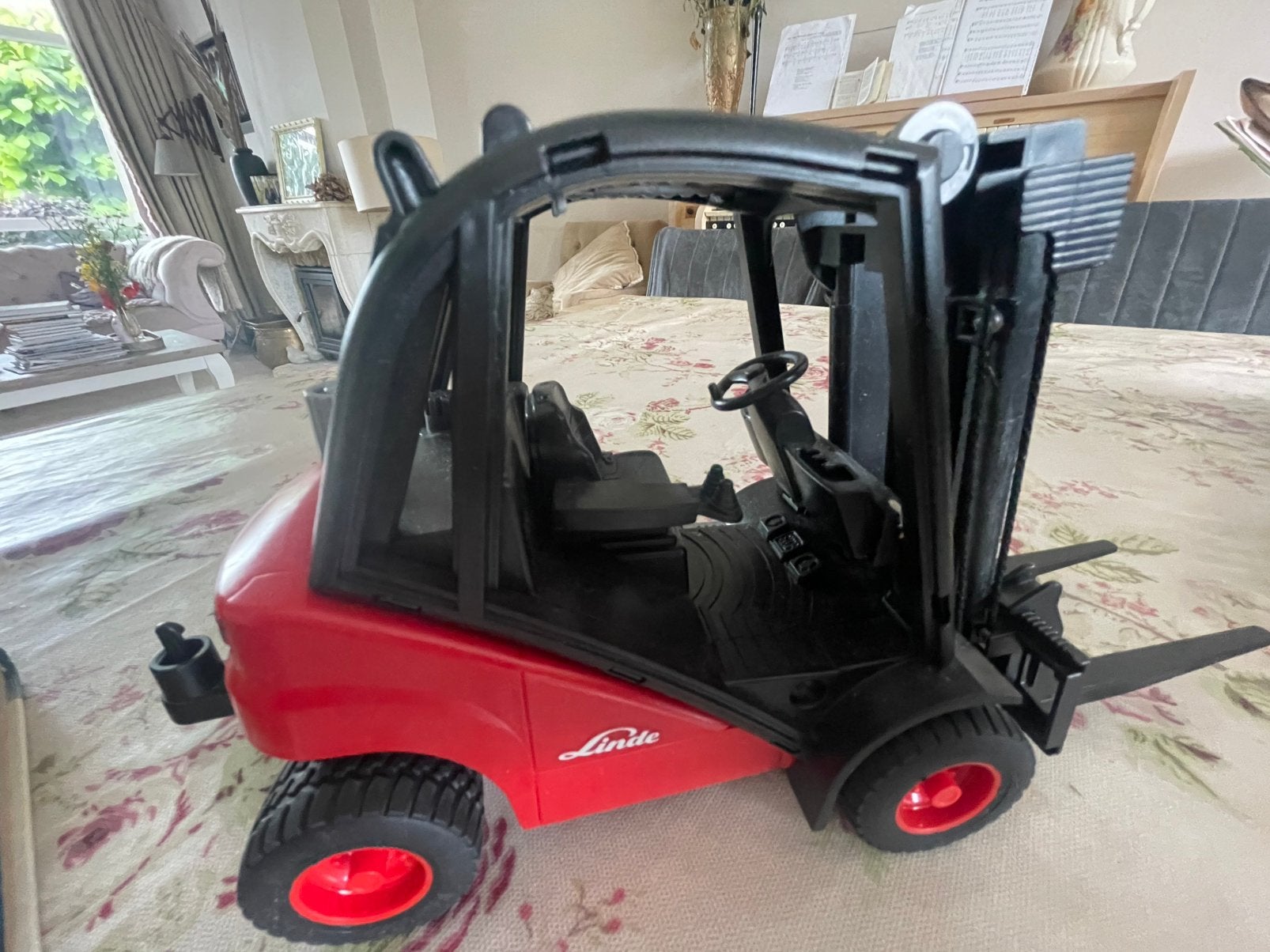 Bruder speelgoed, linde heftruck, Ophalen, Gebruikt