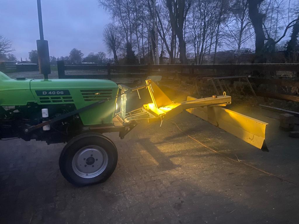 Grondschaaf voor en achter verstelbaar blad 250 cm, Ophalen of Verzenden