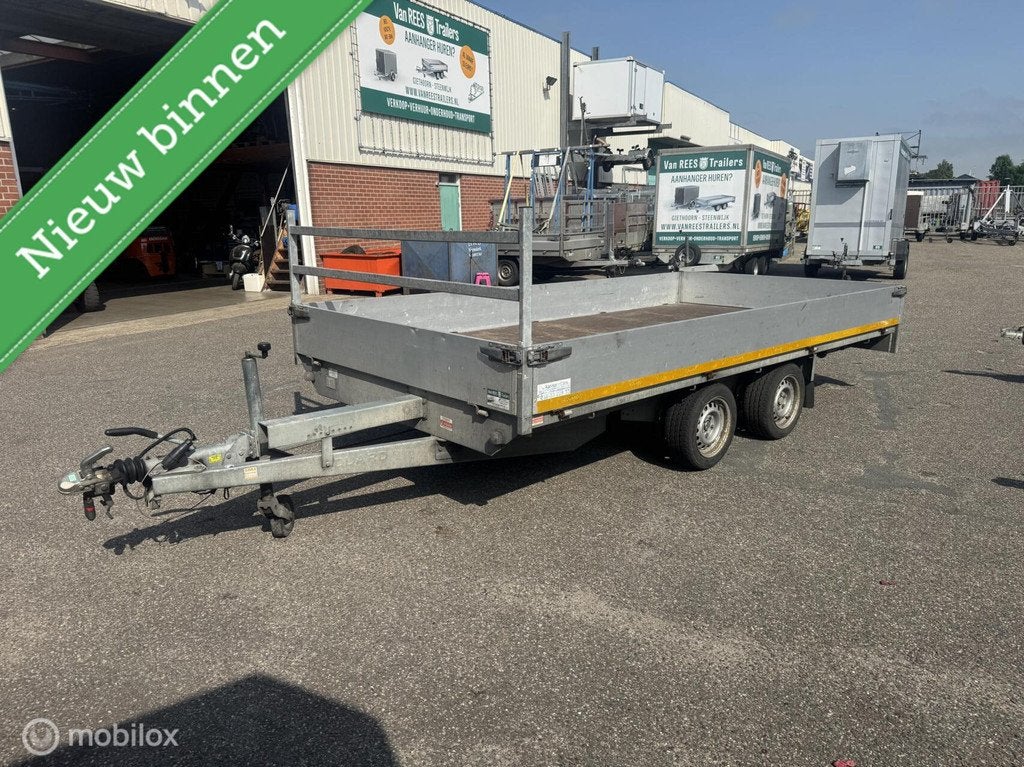 Eduard multitransporter 400x200 3000kg oprijplaten, Auto diversen, Aanhangers en Bagagewagens, Gebruikt