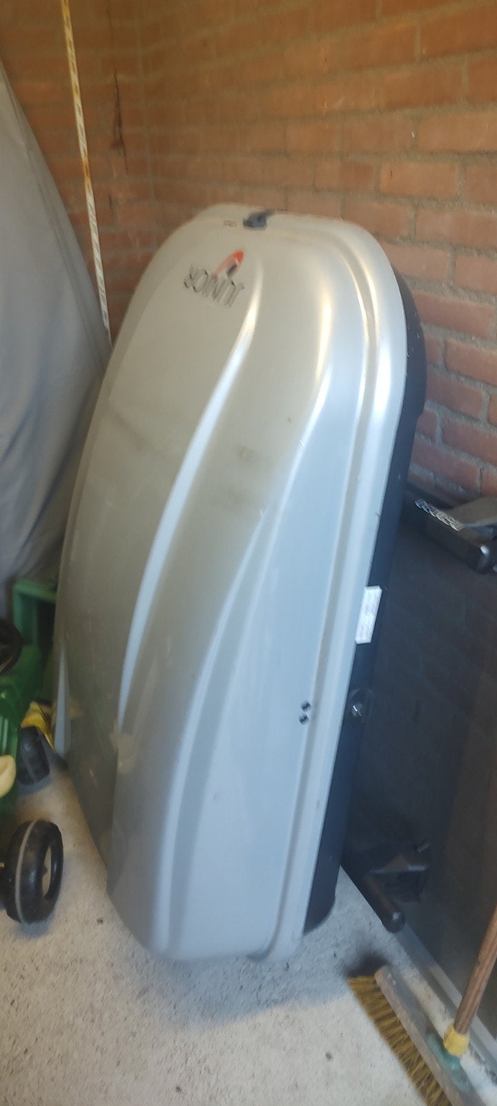 Junior dakkoffer met Menabo dakdragers Opel Meriva b, Auto diversen, Ophalen, Gebruikt