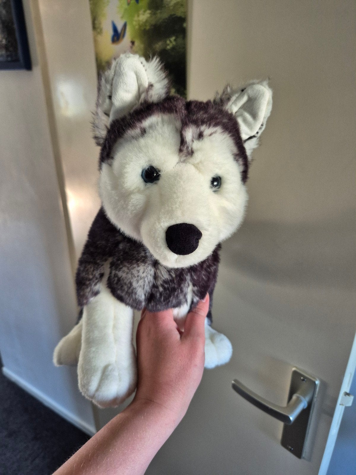 Husky knuffel gund hond, Ophalen of Verzenden, Zo goed als nieuw, Hond