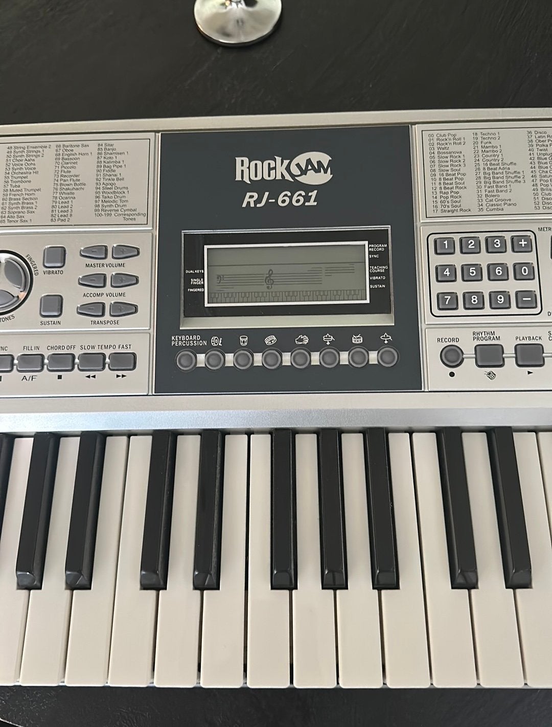 RockJam RJ-661 keyboard met veel functies, Ophalen, Zo goed als nieuw, 61 toetsen, Overige merken