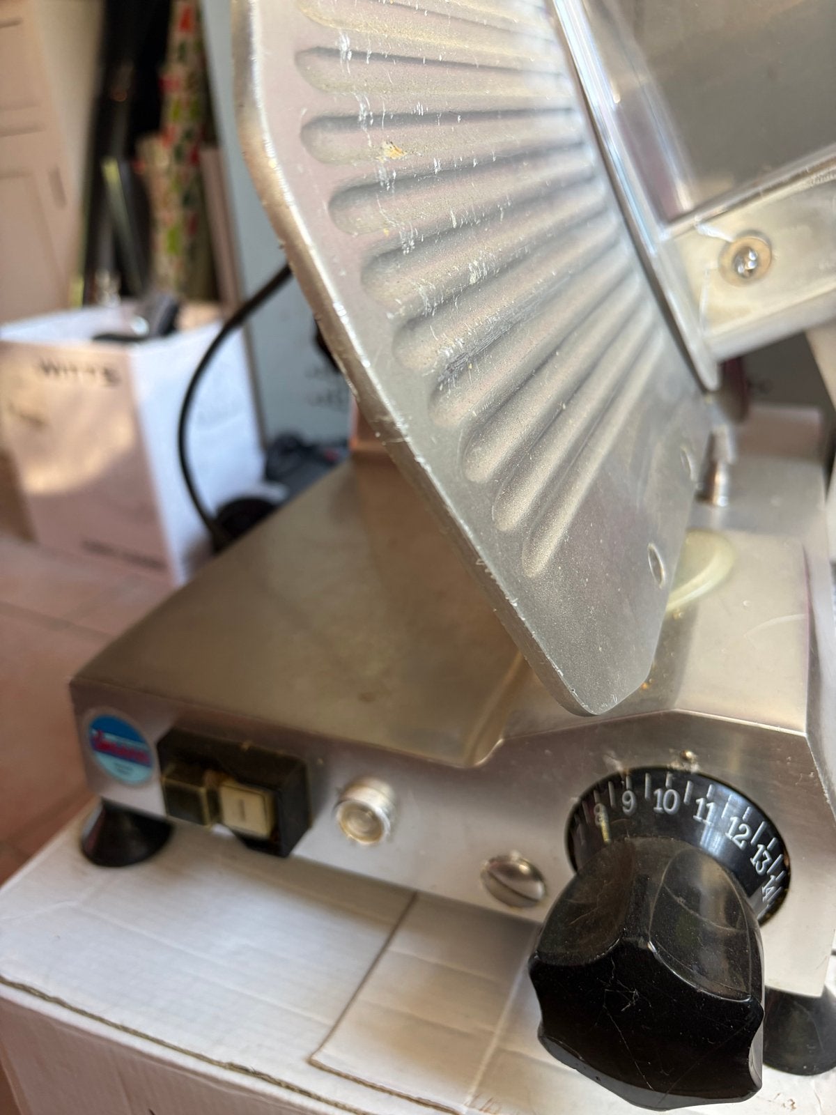 Professionele Vleeswarensnijder Sirman Mirra 250 C, Ophalen, Gebruikt
